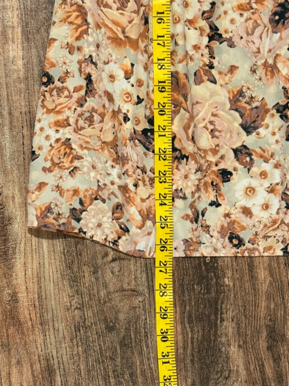 LC Lauren Conrad Peach Floral Square-Neck Blouse - Picture 7 of 10